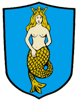 [Białobrzegi coat of arms]